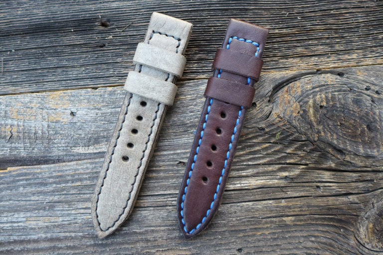 Modelle 3 Greenpilot watchstraps Modelle solid line closed stitch