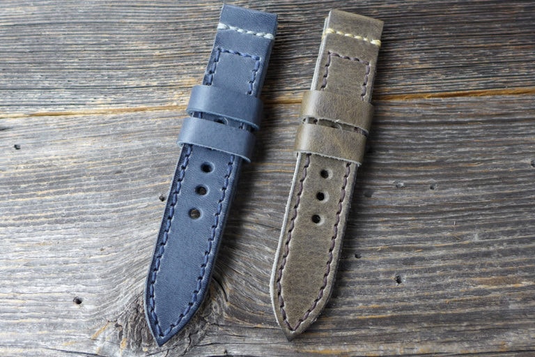Modelle 4 Greenpilot watchstraps Modelle solid line lug stitch