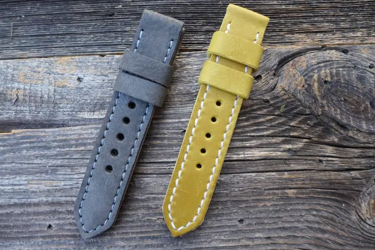 Greenpilot watchstraps Modelle solid line open stitch