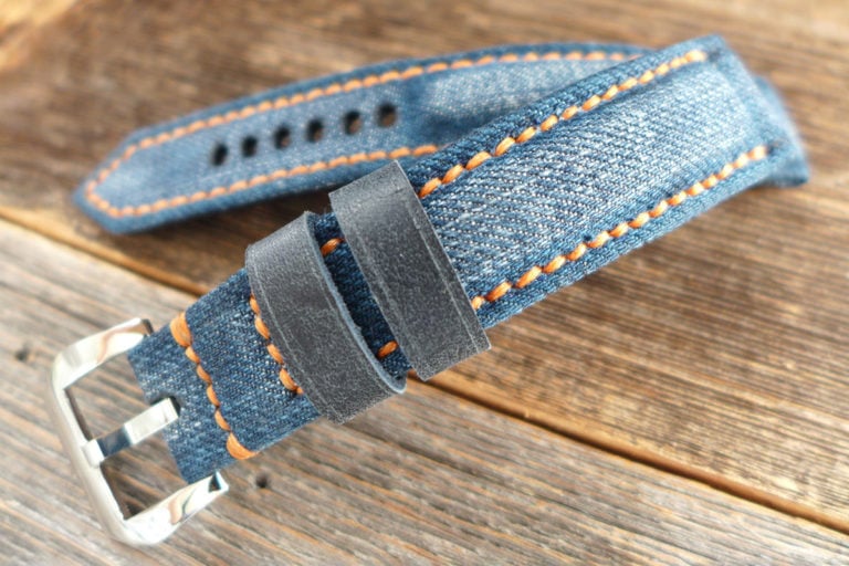 Greenpilot watchstraps Sondermodell Jeans Strap 1 Muster Bild 2