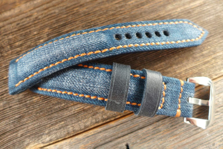 Greenpilot watchstraps Sondermodell Jeans Strap 1 Muster Bild 5