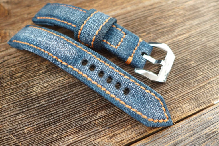 Greenpilot watchstraps Sondermodell Jeans Strap 1 Muster Bild 8