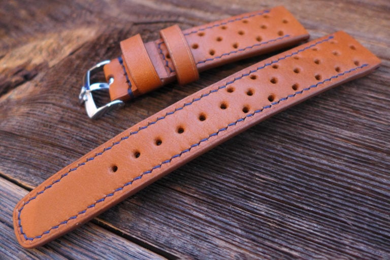 Greenpilot watchstraps Sondermodell Racer Vintage Padded 1 Muster Bild 2