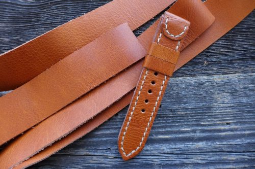 Greenpilot-watchstraps-Leder-Solid-Line-braun-bernstein-cognac-PullUp