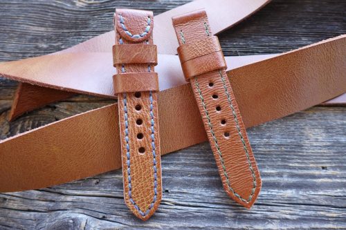 Greenpilot-watchstraps-Leder-Solid-Line-braun-cognac-bicolor