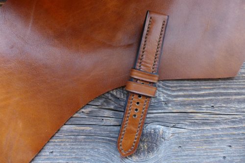 Greenpilot-watchstraps-Leder-Solid-Line-braun-copper-brown-NOS