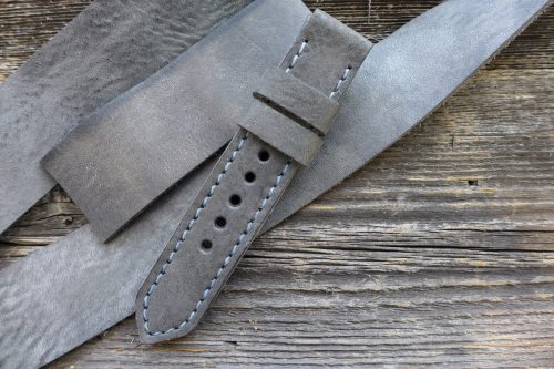 Greenpilot-watchstraps-Leder-Solid-Line-grau-graphit-grau